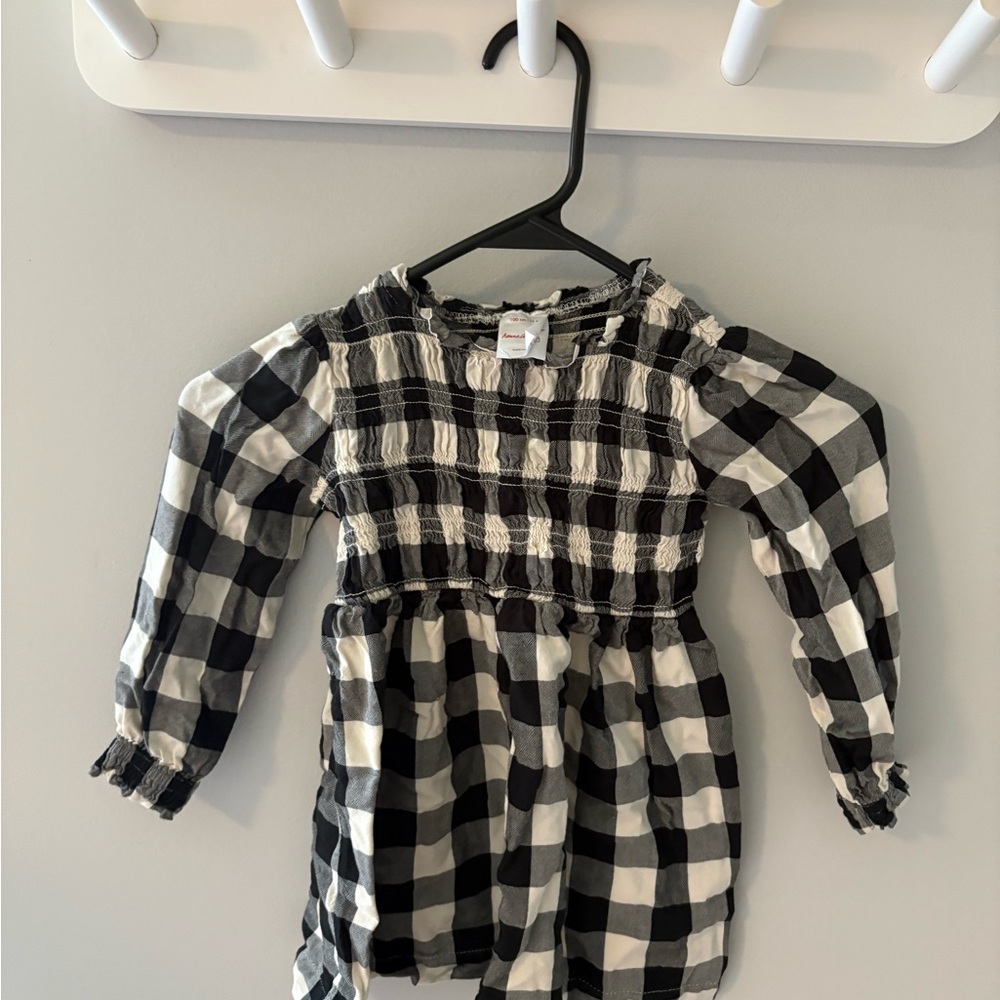 Hanna Andersson long sleeve Plaid Dress